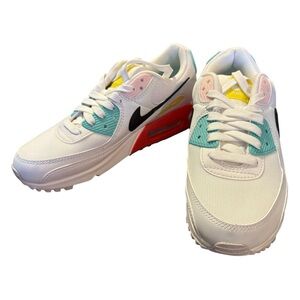 NEW W/O Box Nike Air Max 90 Women's Shoes White-Pink Foam-Sz 6.5
